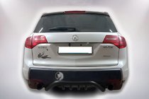Acura MDX 2007–2013 Zadní ochranný rám B1-47 Black (nerez) fotografie 3