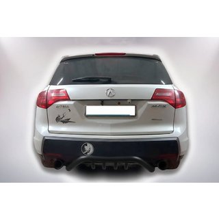 Zadní ochranný rám B1-47 Black (nerez) Acura MDX 2007–2013 fotografie 3