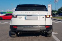 Range Rover Evoque 2012–2018 Zadní ochranný rám AK005-1 Black (nerez) fotografie 2