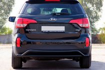Kia Sorento II XM 2009–2014 Zadní ochranný rám AK007-2 Black (nerez) fotografie 2