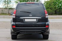 Toyota Land Cruiser Prado 120 2002–2009 Zadní ochranný rám AK008-1 Black fotografie 2