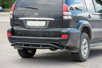 Toyota Land Cruiser Prado 120 2002–2009 Zadní ochranný rám AK008-1 Black fotografie 4