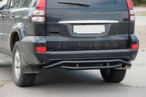 Toyota Land Cruiser Prado 120 2002–2009 Zadní ochranný rám AK008-1 Black fotografie 5