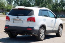 Kia Sorento II XM 2009–2014 Zadní ochranný rám AK003-2 Black (nerez) fotografie 1