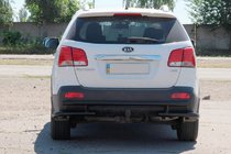 Kia Sorento II XM 2009–2014 Zadní ochranný rám AK003-2 Black (nerez) fotografie 4