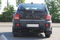 SsangYong Action 2005–2018 Zadní ochranný rám AK005-2 Black (nerez) fotografie 3
