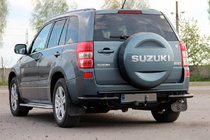 Suzuki Grand Vitara 2005–2017 Zadní ochranný rám AK005-3 Black (nerez) fotografie 1