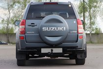 Suzuki Grand Vitara 2005–2017 Zadní ochranný rám AK005-3 Black (nerez) fotografie 2