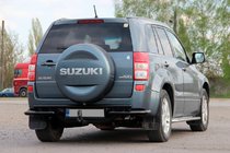 Suzuki Grand Vitara 2005–2017 Zadní ochranný rám AK005-3 Black (nerez) fotografie 3