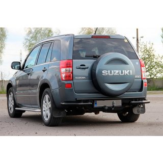 Zadní ochranný rám AK005-3 Black (nerez) Suzuki Grand Vitara 2005–2017 fotografie 1