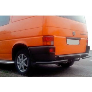 Zadní ochranný rám AK003-2 Black (nerez) Volkswagen T4 Caravelle/Multivan 1990–2003 fotografie 3