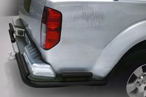 Nissan Navara 2006–2015 Zadní ochranný rám AK003-Special Black (nerez) fotografie 1