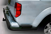 Nissan Navara 2006–2015 Zadní ochranný rám AK003-Special Black (nerez) fotografie 2