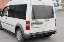 Ford Connect 2002–2006 Zadní ochranný oblouk AK-design Black (nerez.) fotografie 1