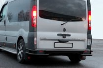 Nissan Primastar 2002–2014 Zadní ochranný rám AK-Special Black (nerez) fotografie 3