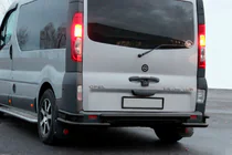 Opel Vivaro 2001–2015 Zadní ochranný rám AK-Special Black (nerez) fotografie 4