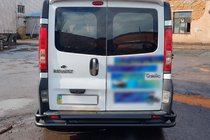 Renault Trafic 2001–2015 Zadní ochranný rám AK-Special Black (nerez) fotografie 2