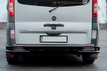 Renault Trafic 2001–2015 Zadní ochranný rám AK-Special Black (nerez) fotografie 6
