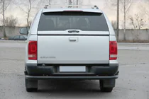 Volkswagen Amarok 2010–2022 Zadní ochranné oblouky AK005-2 Black (2 ks, nerez) fotografie 2