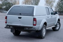 Nissan NP300 1999–2015 Zadní ochranný rám AK004 Black (nerez) fotografie 3