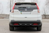 Honda CRV 2012–2016 Zadní ochranný rám AK002 dvojitý Black (nerez) fotografie 1