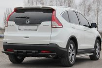 Honda CRV 2012–2016 Zadní ochranný rám AK002 dvojitý Black (nerez) fotografie 2