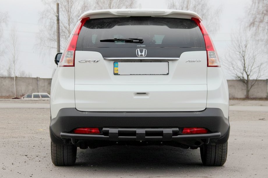 Honda CRV 2012–2016 Zadní ochranný rám AK002 dvojitý Black (nerez) Image