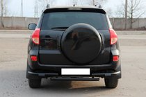Toyota Rav 4 2006–2013 Zadní ochranné oblouky AK005-2 Black (2 ks, nerez) fotografie 2