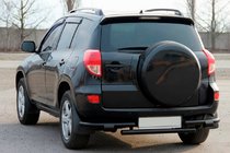Toyota Rav 4 2006–2013 Zadní ochranné oblouky AK005-2 Black (2 ks, nerez) fotografie 3