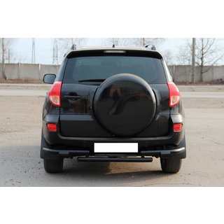 Zadní ochranné oblouky AK005-2 Black (2 ks, nerez) Toyota Rav 4 2006–2013 fotografie 2