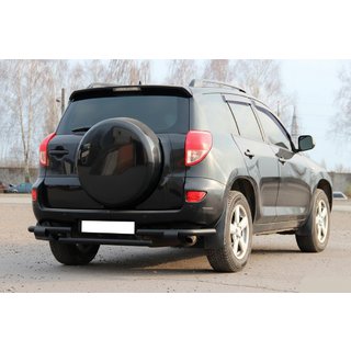 Zadní ochranné oblouky AK005-2 Black (2 ks, nerez) Toyota Rav 4 2006–2013 fotografie 1