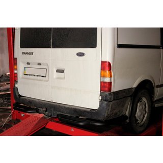 Zadní ochranný nášlap AK-Special Black (nerez) Ford Transit 2000–2014 fotografie 1