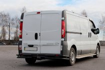 Renault Trafic 2001–2015 Zadní ochranný rám AK003-Plus-2 Black (nerez) fotografie 1