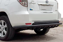 Toyota Rav 4 2006–2013 Zadní ochranný rám AK005-15 Black (pouze pro EV, 2 ks, nerez) fotografie 1