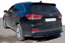 Kia Sorento II XM 2009–2014 Zadní ochranný rám AK015 Black (nerez) fotografie 1