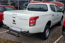 Fiat Fullback 2016– Zadní ochranný rám AK-Special Black (nerez) fotografie 2