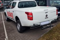 Mitsubishi L200 2015–2024 Zadní ochranný rám AK-Special Black (nerez) fotografie 3