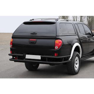 Zadní ochranný rám AK0022 Black (nerez) Mitsubishi L200 2006–2015