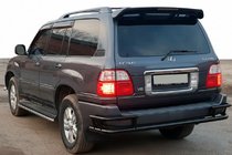 Lexus LX470 1998–2007 Zadní ochranný rám AK009-15 Black (nerez) fotografie 1