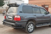 Lexus LX470 1998–2007 Zadní ochranný rám AK009-15 Black (nerez) fotografie 2