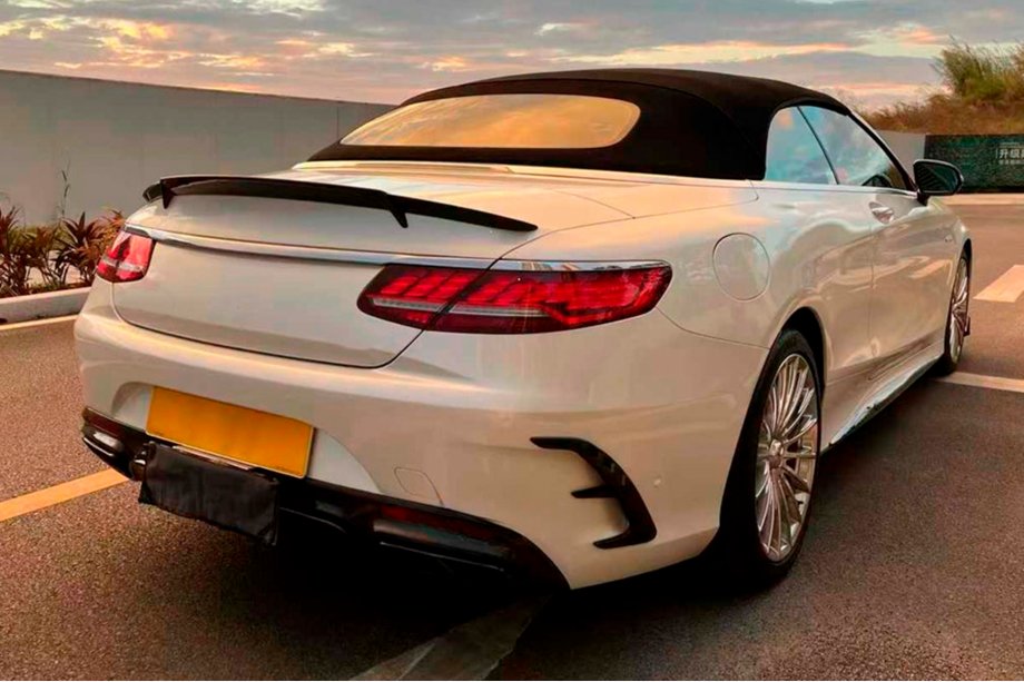 Mercedes S-class C217 Coupe 2014–2020 Spoiler V2 (kabriolet, karbon) Fotografie 2