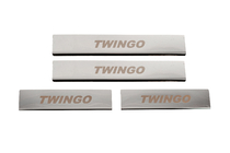 Renault Twingo 2007–2014 Nerezové kryty prahů Carmos fotografie 1