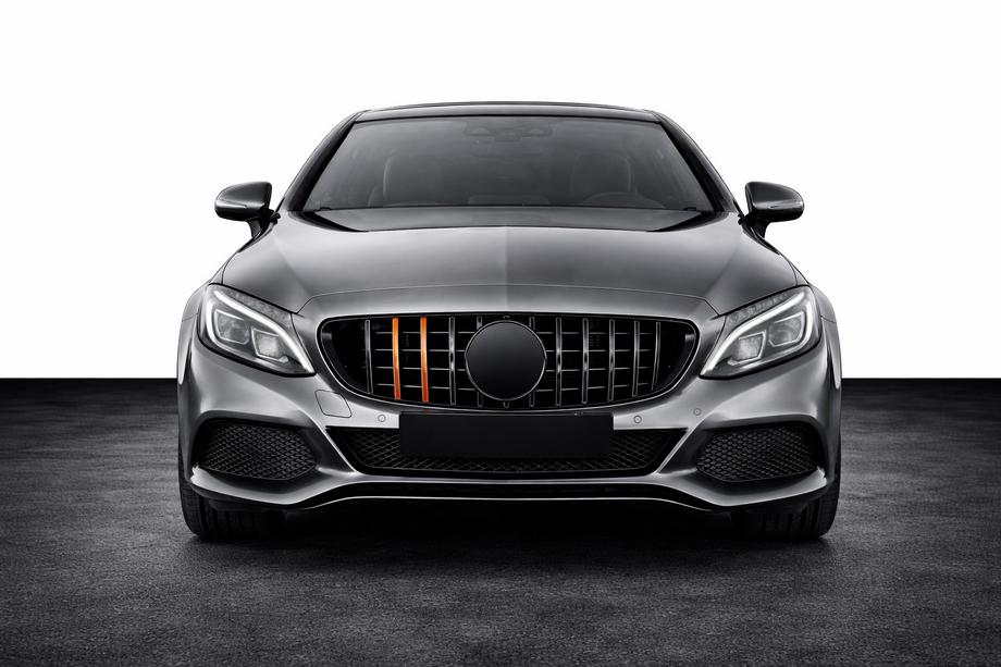 Mercedes C-Class W205 2014–2021 Přední maska Rocket (2018+, pro Avantgarde/AMG-Line/C43 AMG) Image