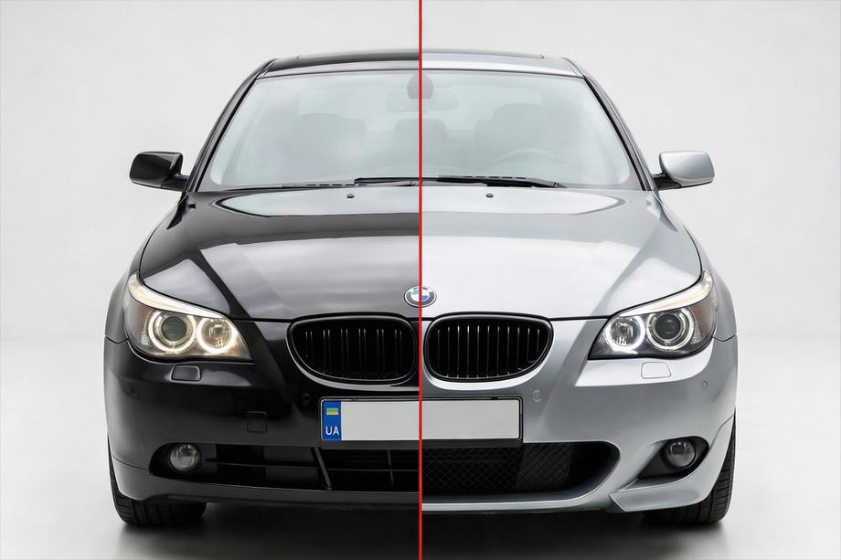 BMW řada 5 E60/E61 2003–2010 Sada bodykitu M-Sport (pro E60) Dvojitý výfuk na obě strany Image