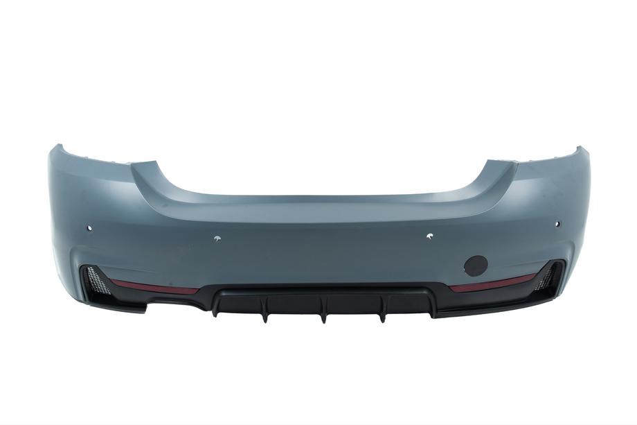 BMW řada 4 F32/F33/F36 2012–2020 Zadní nárazník s difuzorem pro dvojitou koncovku výfuku na jedné straně M-Sport Image