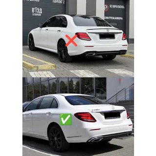 Přední zástěrky Premium pro Base (2 ks) Mercedes E-class W213 2016–2023 fotografie 2