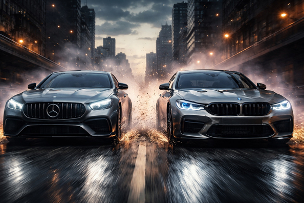Mercedes nebo BMW. Bitva titánů