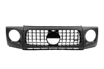 Mercedes G-Class W463 1990–2018 Maska chladiče s rámečky světlometů BRB 2018-style (pro vozy s nainstalovanou sadou faceliftu) fotografie 1