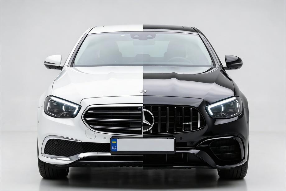 Mercedes E-class W213 2016–2023 Body kit AMG E63 se zadním nárazníkem (pro 2020-2024) Fotografie 1