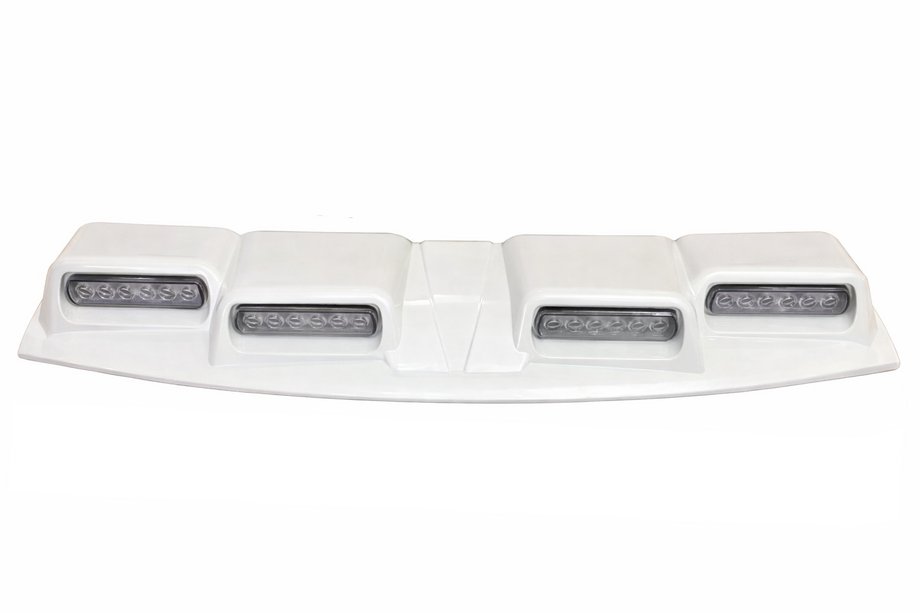 Toyota Land Cruiser Prado 250 2023– Sluneční clona čelního skla s LED (bílá) Fotografie 2